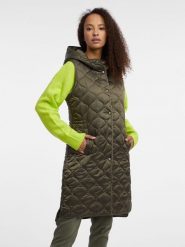 Orsay Kamizelka pikowana w kolorze khaki rozmiar: 42. Brązowe kamizelki damskie Orsay, bez wzorów, bez kaptura. Za 164.95 zł.