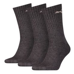 Puma Skarpety Sport Crew 3-Pack 88035504. Szare skarpetki damskie Puma, bez wzorów, z bawełny. Za 47.99 zł.