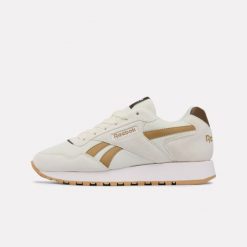 Sneakersy damskie Reebok Glide. Białe obuwie sportowe casual damskie Reebok, bez zapięcia. Za 269.99 zł.