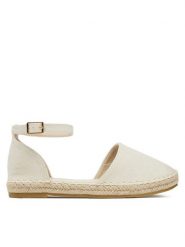 DeeZee Espadryle E8265-6 Beżowy. Brązowe espadryle damskie DeeZee, bez wzorów, z materiału, bez obcasa. Za 119.99 zł.