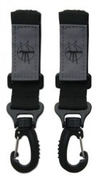 Zaczep Lassig Casual Label Uniwersalne Zaczepy do Torby do Wózka 2 szt. LHO01. Czarne akcesoria do wózków Lassig. Za 52.00 zł.