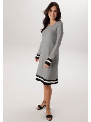 Aniston Sukienka w kolorze czarno-białym rozmiar: 40. Białe sukienki damskie Aniston, bez wzorów, bez ramiączek. Za 217.99 zł.