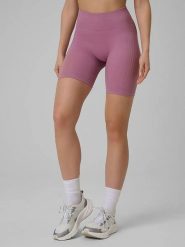 4F Szorty sportowe w kolorze jasnoróżowym rozmiar: M/L. Różowe spodenki sportowe damskie 4F, l, bez wzorów, z materiału, z podwyższonym stanem, outdoorowe. Za 57.33 zł.