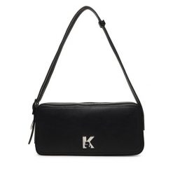 Torebka Karl Lagerfeld Jeans. Czarne torebki klasyczne damskie Karl Lagerfeld Jeans, z jeansu, bez dodatków. Za 709.99 zł.