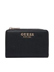 Guess Portfel Laurel SWBG74 59156 Czarny. Czarne portfele damskie Guess, z aplikacjami, ze skóry. Za 264.99 zł.