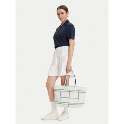 Torebka Lacoste. Niebieskie shopper bag Lacoste, bez dodatków. Za 645.99 zł.