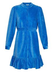 MOSS COPENHAGEN Sukienka "Floriana" w kolorze niebieskim rozmiar: M/L. Niebieskie sukienki damskie Moss Copenhagen, bez wzorów, bez ramiączek. Za 228.38 zł.