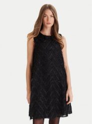 ONLY Sukienka koktajlowa Faye 15358411 Czarny Loose Fit. Czarne sukienki damskie Only, bez wzorów, z syntetyku, wizytowe, bez ramiączek. Za 199.99 zł.
