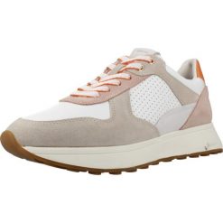 Buty GEOX D AMABEL Biały. Białe obuwie trekkingowe damskie Geox, z tkaniny, bez zapięcia. Za 306.99 zł.