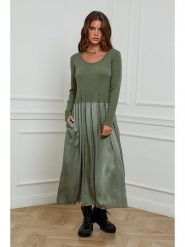 L'armoire de Suzette Sukienka w kolorze khaki rozmiar: 38/40. Brązowe sukienki damskie L'armoire de Suzette, bez wzorów, z wiskozy, klasyczne, bez ramiączek. Za 86.99 zł.