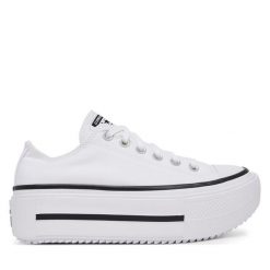 Trampki Converse. Białe trampki damskie Converse, bez wzorów, bez zapięcia. Za 329.99 zł.
