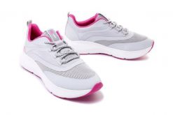 RIEKER Revolution 42104-40 grey, półbuty sportowe damskie. Szare półbuty damskie Rieker, bez wzorów, bez obcasa, bez zapięcia. Za 174.95 zł.