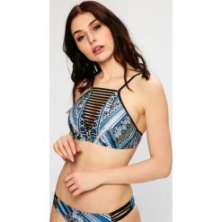 Seafolly - Biustonosz kąpielowy Desert Tribe. Różowe bikini Seafolly, z dzianiny. W wyprzedaży za 219.90 zł.