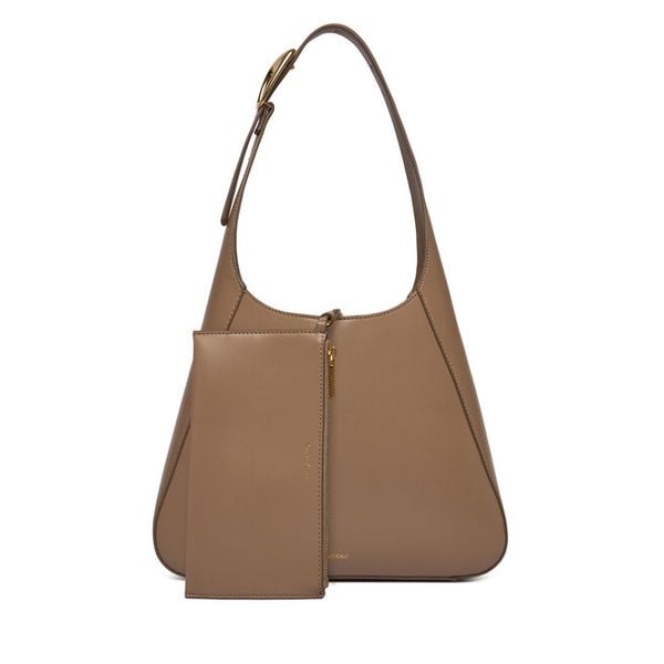 Torebka Calvin Klein. Brązowe torebki klasyczne damskie Calvin Klein, bez dodatków. Za 649.99 zł.