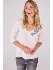 LIEBLINGSSTÜCK Koszulka "Cordelia" w kolorze białym rozmiar: XS. Białe bluzki damskie LIEBLINGSSTÜCK, xs, bez wzorów, bez kołnierzyka, bez ramiączek. Za 122.96 zł.