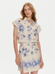 TWINSET Koszula 241TT2426 Kolorowy Loose Fit. Koszule damskie Twinset, bez wzorów, z bawełny, bez kołnierzyka, bez ramiączek. Za 509.99 zł.
