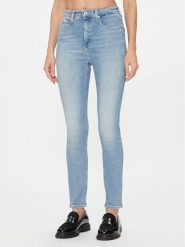 Calvin Klein Jeans Jeansy J20J222142 Niebieski Skinny Fit. Niebieskie jeansy damskie Calvin Klein Jeans, bez wzorów, z jeansu. Za 379.99 zł.