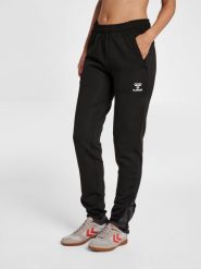 Spodnie damskie Hummel hmlLEAD poly. Czarne spodnie sportowe damskie Hummel, na wiosnę, s, bez wzorów, z materiału, z standardowym stanem, do piłki ręcznej. Za 199.00 zł.