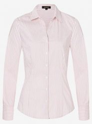 More & More Bluzka w kolorze jasnoróżowo-białym rozmiar: 36. Różowe bluzki damskie More & More, bez wzorów, z bawełny, bez kołnierzyka, bez ramiączek. Za 86.99 zł.