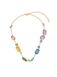 Swarovski Naszyjnik Gema 5741584 Złoty. Żółte naszyjniki damskie Swarovski, metalowe. Za 969.99 zł.