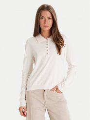 Morgan Sweter 252-MPOLI Beżowy Regular Fit. Brązowe swetry klasyczne damskie Morgan, xl, z syntetyku, bez kołnierzyka. Za 219.99 zł.
