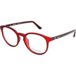Oprawki "SF2724" w kolorze czerwono-brązowym. Brązowe okulary przeciwsłoneczne damskie Carrera, Ferragamo. W wyprzedaży za 249.95 zł.
