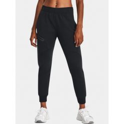 Spodnie sportowe damskie Under Armour Unstoppable FLC. Czerwone spodnie sportowe damskie Under Armour, s, bez wzorów, do biegania. Za 499.00 zł.