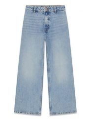 Guess Jeansy J6GA07 D45E0 Niebieski Wide Leg. Niebieskie jeansy dziewczęce Guess, z aplikacjami, z bawełny. Za 264.99 zł.