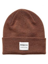 MOSS COPENHAGEN Czapka "Mojo" w kolorze brązowym rozmiar: onesize. Brązowe czapki damskie Moss Copenhagen, bez wzorów, z wełny. Za 79.03 zł.