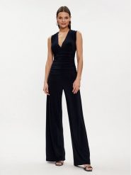 NORMA KAMALI Kombinezon KK127JPL435012 Granatowy Regular Fit. Niebieskie sukienki damskie Norma Kamali, bez wzorów, z syntetyku, bez ramiączek. Za 1,129.00 zł.