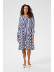 CULTURE Sukienka w kolorze niebiesko-białym rozmiar: M. Białe sukienki damskie Culture, bez wzorów, z wiskozy, klasyczne, bez ramiączek. Za 140.53 zł.