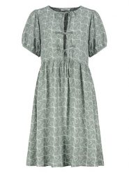 Sublevel Sukienka w kolorze zielono-białym rozmiar: XL. Zielone sukienki damskie Sublevel, bez wzorów, z wiskozy, bez ramiączek. Za 104.99 zł.