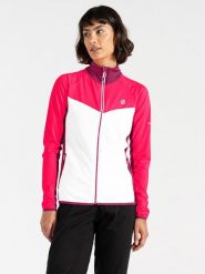 Dare 2b Kurtka polarowa "Ascending Core" w kolorze różowo-białym rozmiar: 40. Białe kurtki damskie Dare 2b, bez wzorów, z materiału, bez kaptura. Za 110.95 zł.