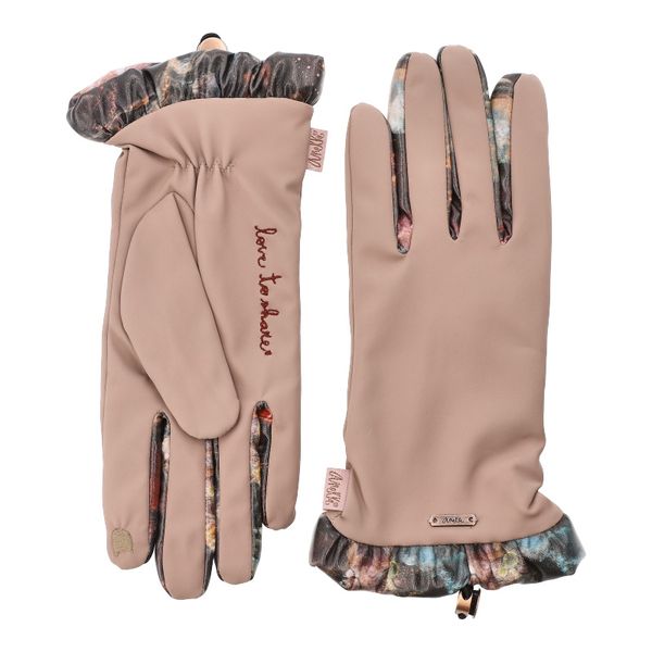 Różowe Zimowe Damskie Rękawiczki Anekke. Czerwone rękawiczki damskie Anekke, z aplikacjami, z materiału. Za 149.00 zł.