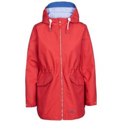 Damska Kurtka Wodoodporna Finch TP50. Czerwone kurtki damskie Trespass, m, bez wzorów, z bawełny, z kapturem. Za 279.99 zł.