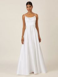 APART Sukienka w kolorze białym rozmiar: 42. Białe sukienki damskie Apart, bez wzorów, bez ramiączek. Za 260.99 zł.