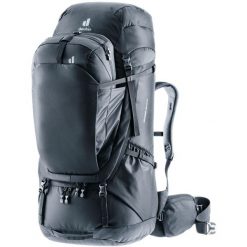 Plecak podróżny damski Deuter Voyager 60+10 SL - black. Czarne plecaki Deuter, bez wzorów. Za 1,144.49 zł.