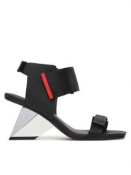 United Nude Sandały Rockit Run 1061794516 Czarny. Czarne sandały damskie United Nude, bez wzorów, ze skóry, bez obcasa, na koturnie, bez zapięcia. Za 1,399.00 zł.