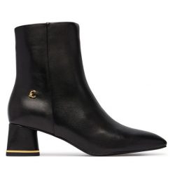 Botki Coccinelle. Czarne botki damskie Coccinelle, bez obcasa, na słupku, bez zapięcia. Za 1,249.00 zł.