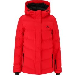 Kurtka narciarska damska Whistler Cheno W-PRO 10000. Czerwone kurtki damskie WHISTLER, na zimę, bez wzorów, bez kaptura. W wyprzedaży za 441.99 zł.