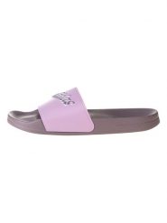 Adidas Klapki "Adilette Shower" w kolorze fioletowym rozmiar: 37. Różowe klapki damskie Adidas, bez wzorów, z otwartym noskiem, bez obcasa, bez zapięcia. Za 70.41 zł.