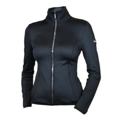 Damska kurtka jeździecka zapinana na zamek Equestrian Stockholm Explore. Czarne kurtki sportowe damskie EQUESTRIAN STOCKHOLM, s, bez wzorów, bez kaptura. Za 614.60 zł.