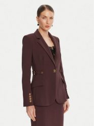Elisabetta Franchi Marynarka GI-175-56E2 Bordowy Regular Fit. Czerwone marynarki i żakiety damskie Elisabetta Franchi, bez wzorów, z syntetyku. Za 2,289.00 zł.