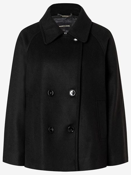 More & More Kurtka koszulowa w kolorze czarnym rozmiar: 40. Czarne kurtki damskie More & More, bez wzorów, bez kaptura. Za 299.37 zł.