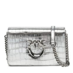 Torebka PINKO. Szare torebki wieczorowe damskie Pinko, bez wzorów, bez dodatków. Za 899.99 zł.