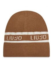 Liu Jo Czapka TF5239 MA92F Beżowy. Brązowe czapki damskie Liu Jo, na zimę, bez wzorów, z materiału. Za 269.99 zł.