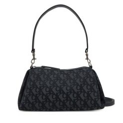 Torebka Calvin Klein Jeans. Czarne torebki klasyczne damskie Calvin Klein Jeans, z jeansu, bez dodatków. Za 309.99 zł.