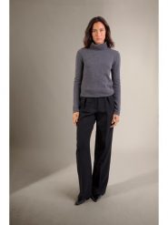Perfect Cashmere Kaszmirowy golf w kolorze antracytowym rozmiar: S. Czarne golfy damskie Perfect Cashmere, s, bez wzorów, z kaszmiru, bez ramiączek. Za 478.99 zł.