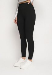 Czarne Legginsy z Modelującymi Przeszyciami Selettia. Czarne legginsy damskie Born2be, m, bez wzorów, z jeansu. Za 59.99 zł.
