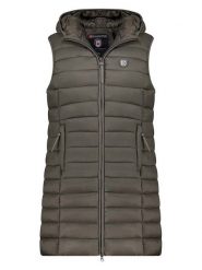 Canadian Peak Kamizelka pikowana "Vakitaleak" w kolorze khaki rozmiar: XL. Brązowe kamizelki damskie Canadian Peak, xl, bez wzorów, bez kaptura. Za 144.92 zł.